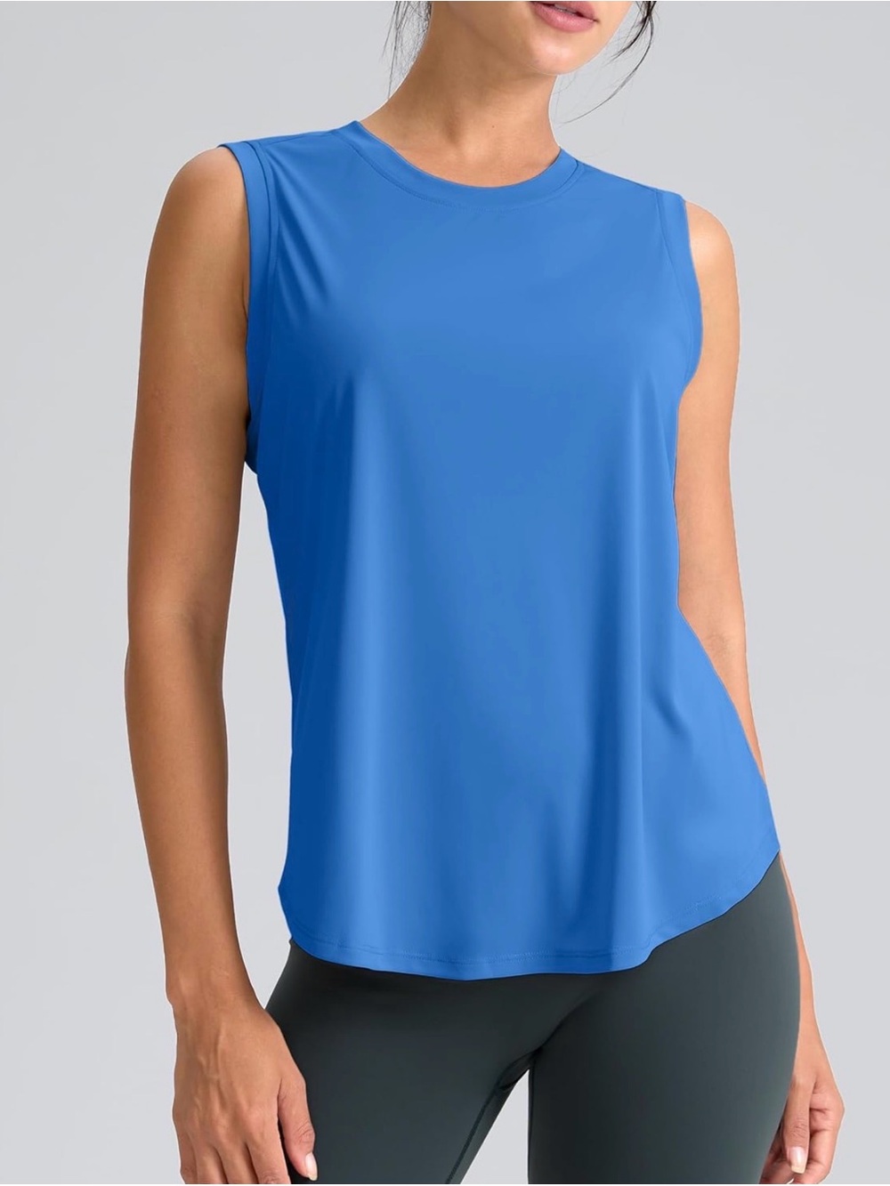 Women's Sleeveless Performance Tank Top - Blue XL Royal Blue